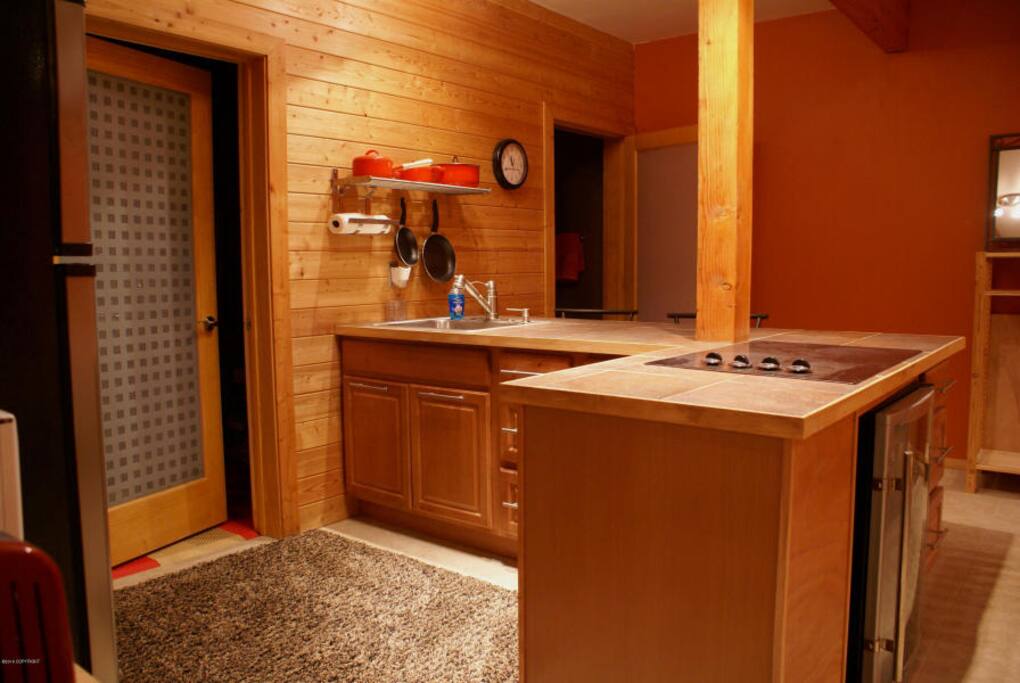 Kitchen area.