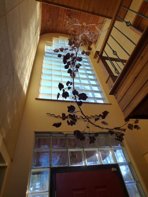 Front entrance of the house
