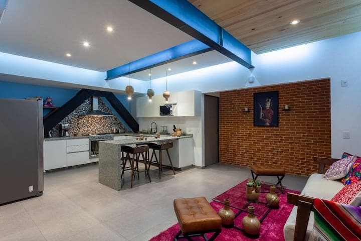Mexican modern design apartment in Roma–Condesa
