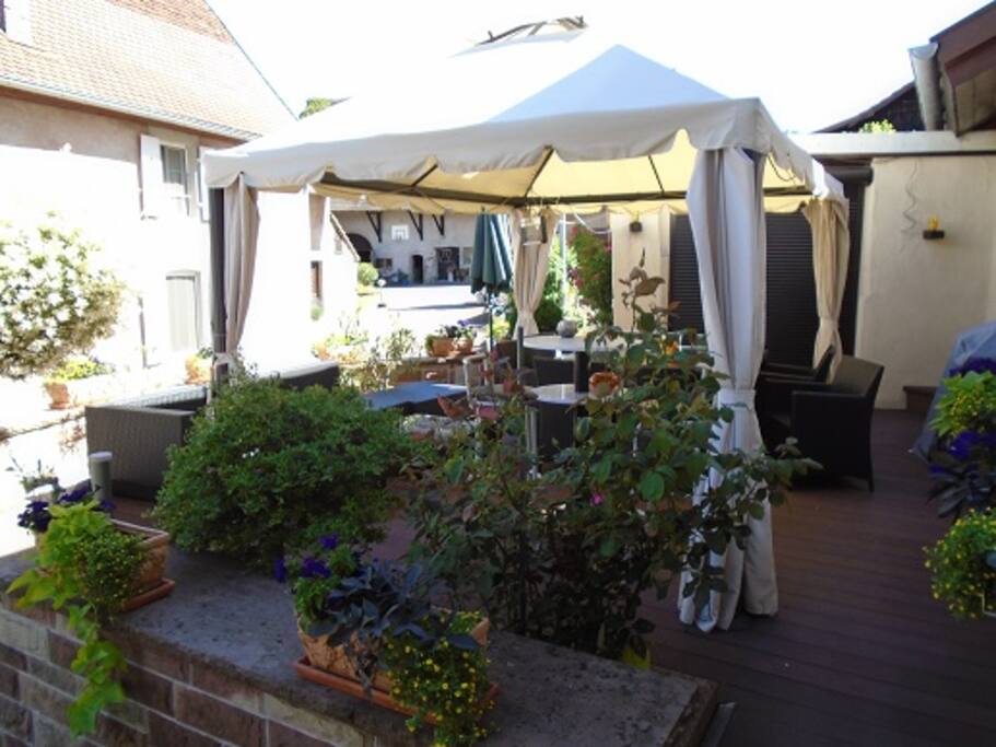 terrasse partagée