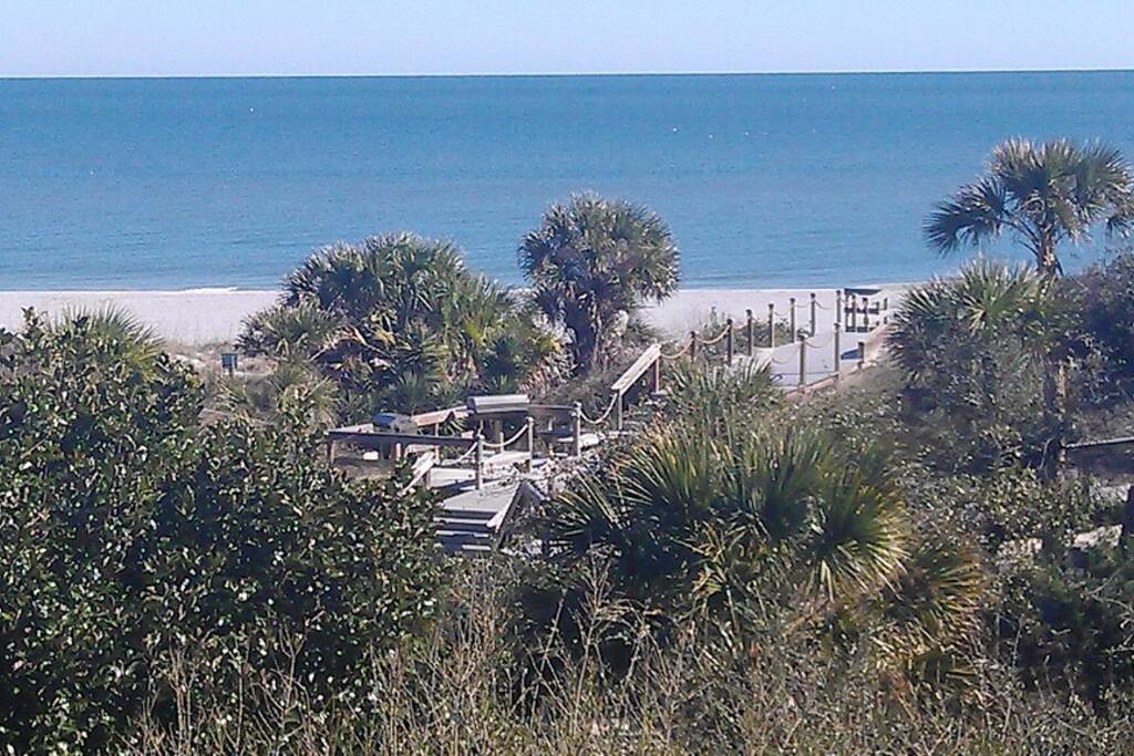 Boardwalk from Balcony