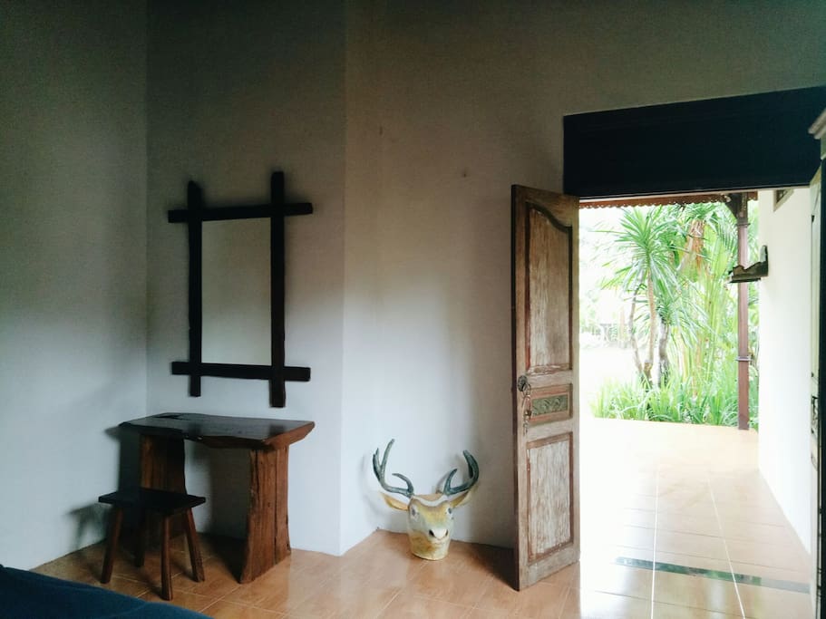 Enough space for you to work, relax and meditate
