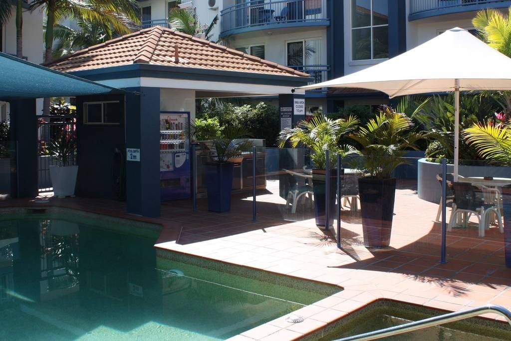 Pool and BBQ area