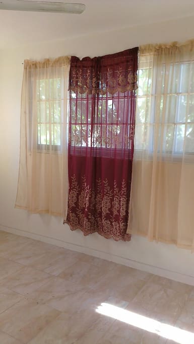 Large Windows with security bars