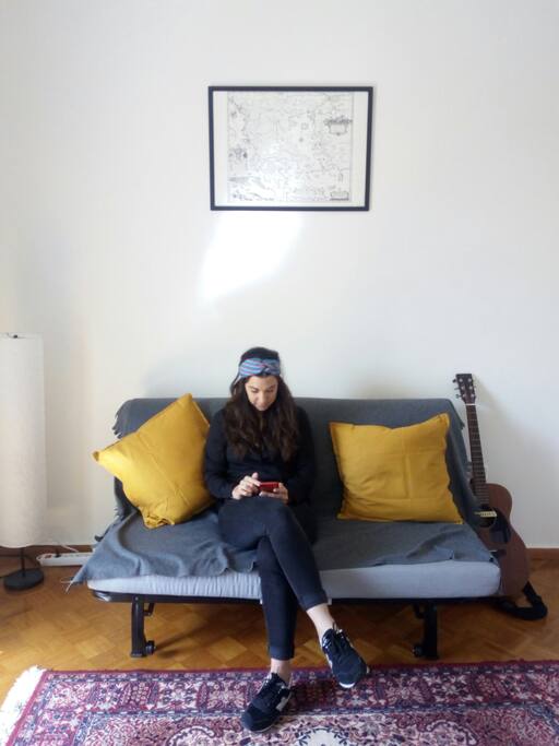 The living room, unfortunately the girl is not gonna be there ;)