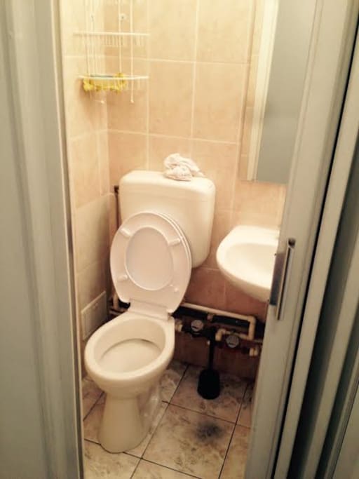 A small service toilet