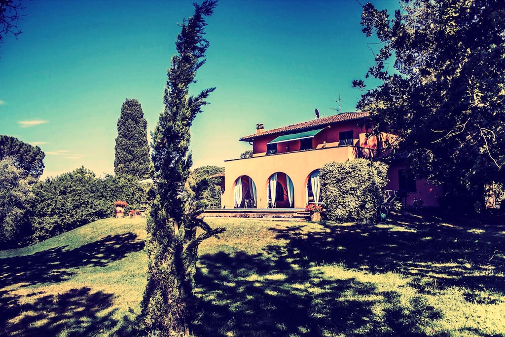 Villa back-view