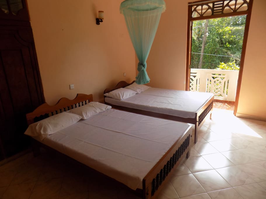 Bed room no 01 with 02 no of beds