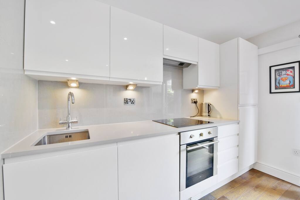 Fitted Kitchen with Marble Tops