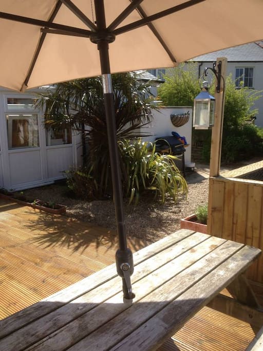 The Deck is a lovely place to eat outside.