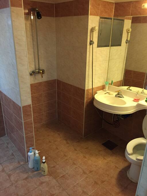 Here's the master bath