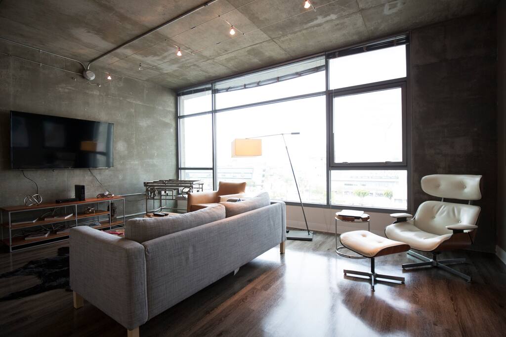 Eames Inspired Lounge Chair and Ottoman