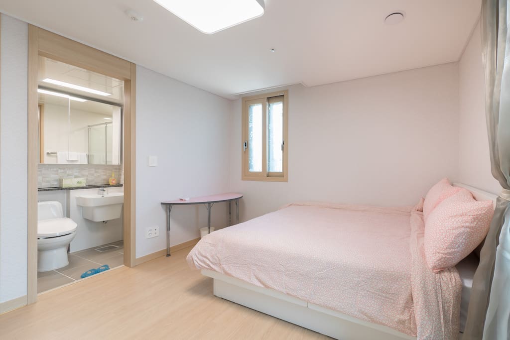 Private bedroom with private bathroom