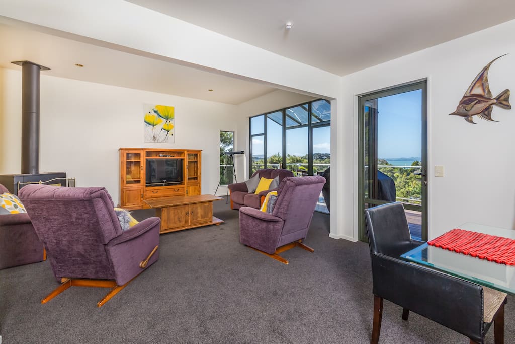 Open plan living.