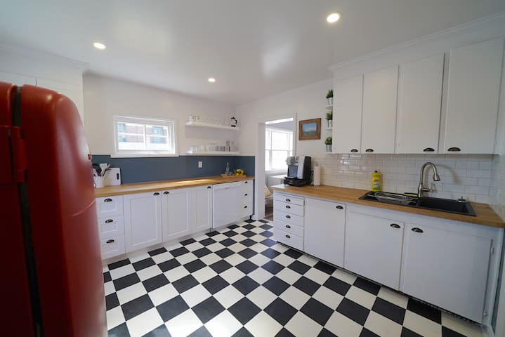 Riverfront character house with modern warmth