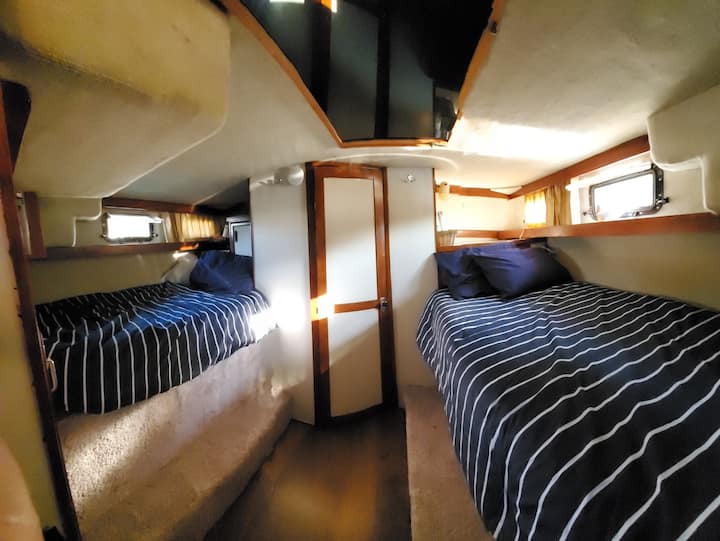 Aft Cabin  One Single - One Double Bed