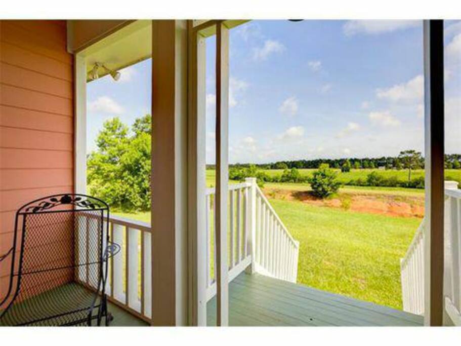 back porch view