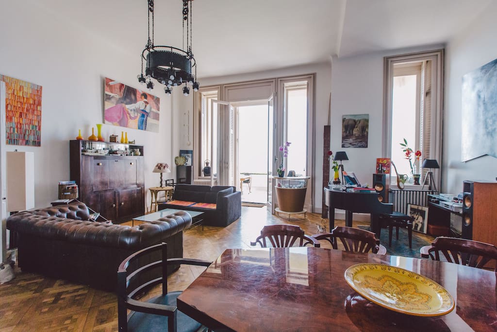 salon spacieux 45m2