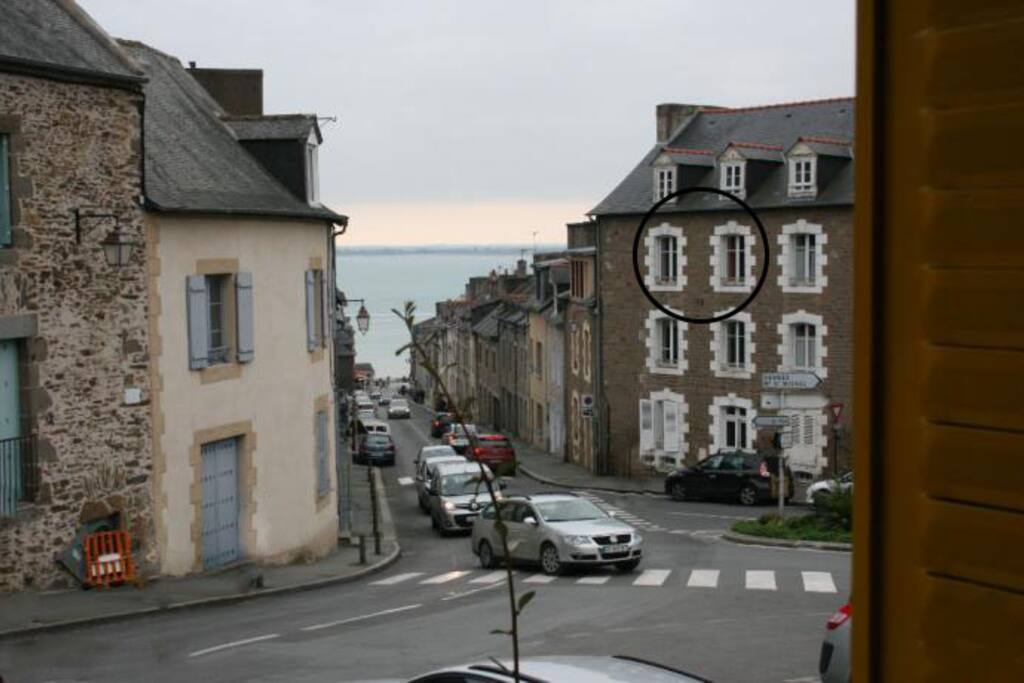 Situation de notre logement dans cancale
