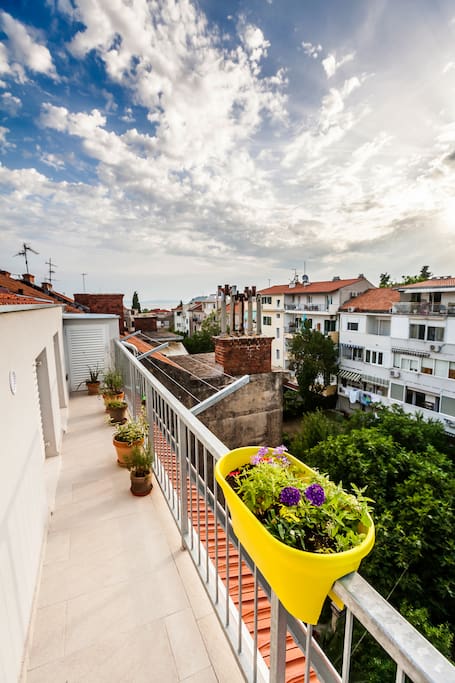 Sea view from terrace