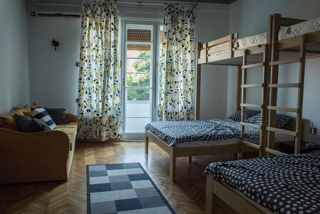 Private room with balcony view