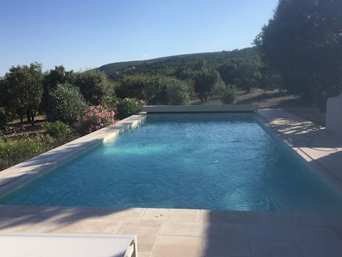 Large 4* cottage with pool in Simiane-la-Rotonde
