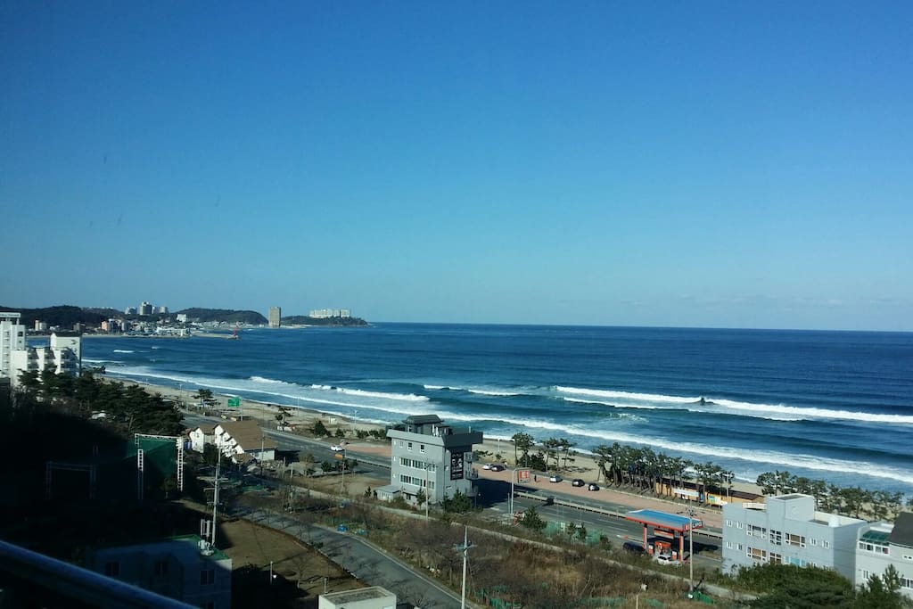 베란다 전망 정암해변