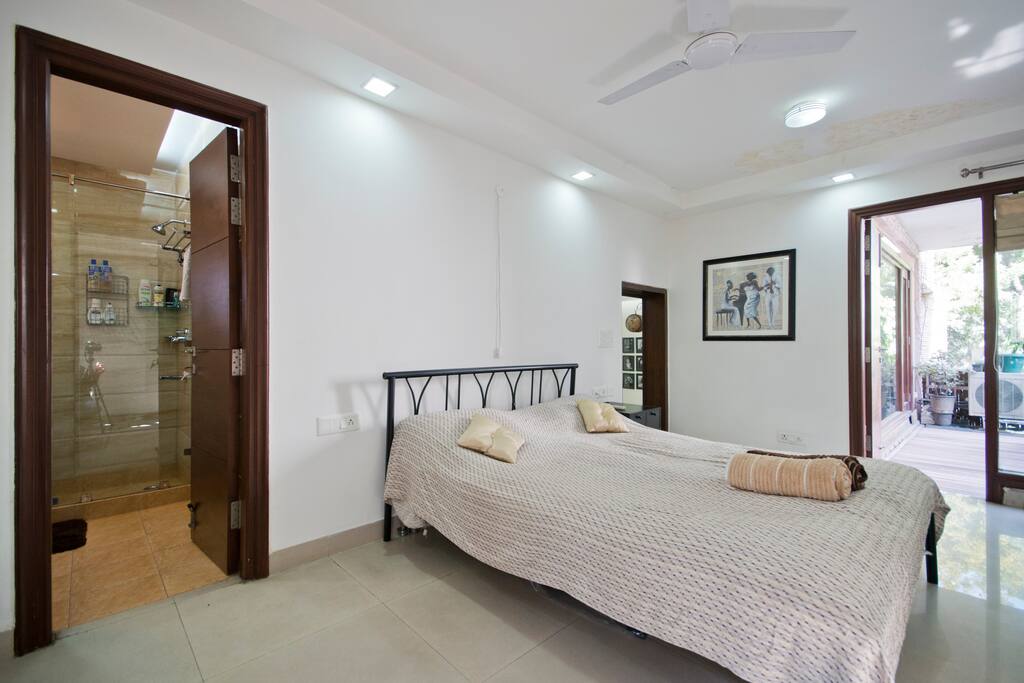 Your private ensuite room with all amenities and an attached balcony
