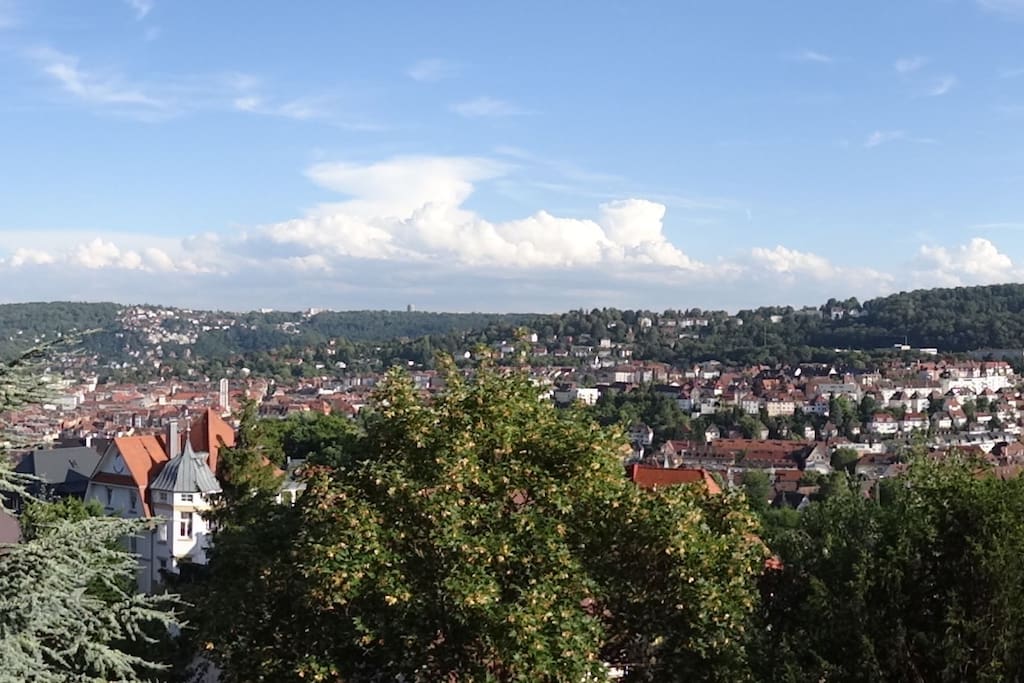 Panoramablick aus dem Fenster