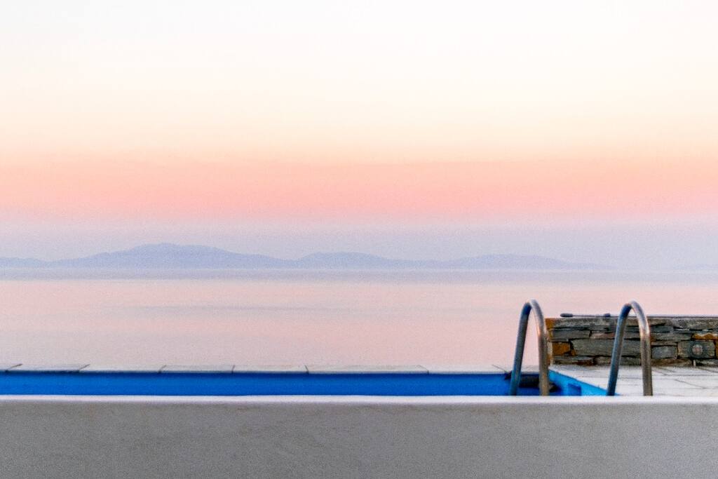 Sunset As Seen From The Pool