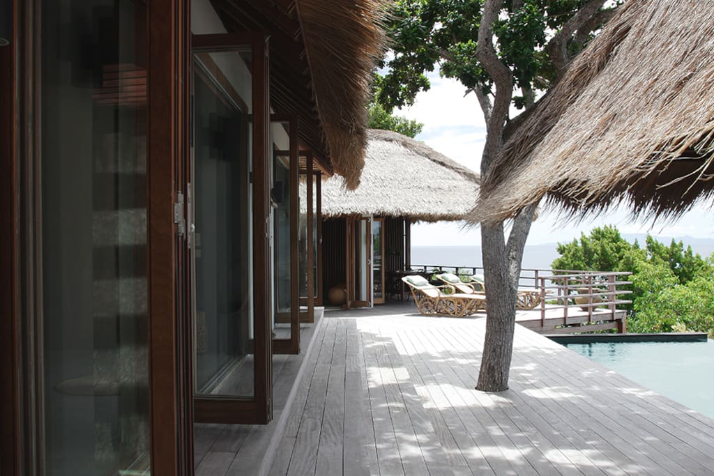 Outside the master bedroom.