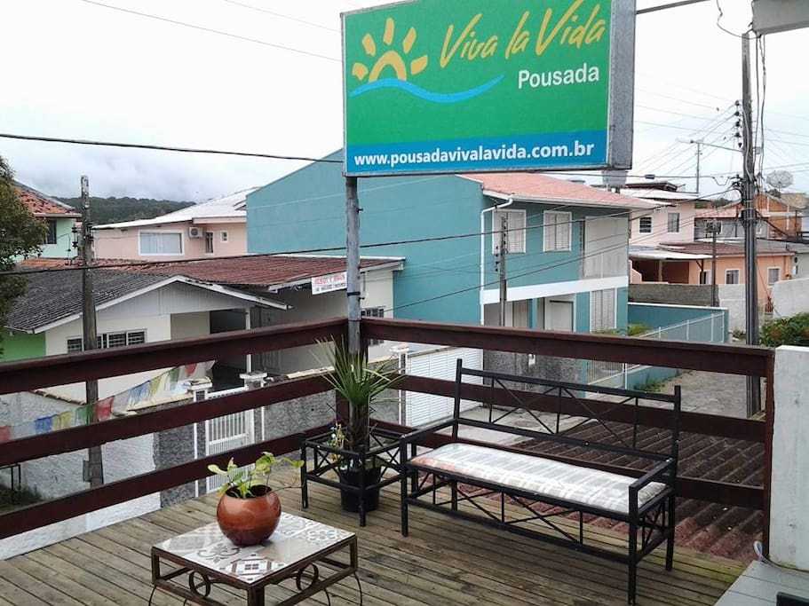Deck Pousada.