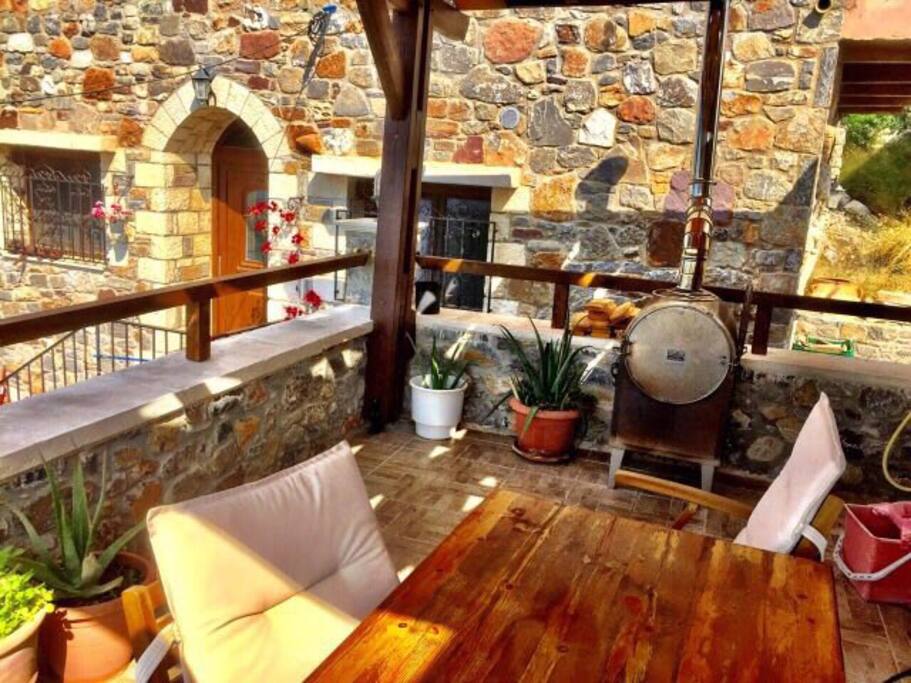 View from the private terrace.