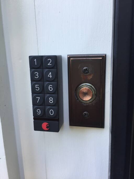 Super easy self check-in with our keypad.