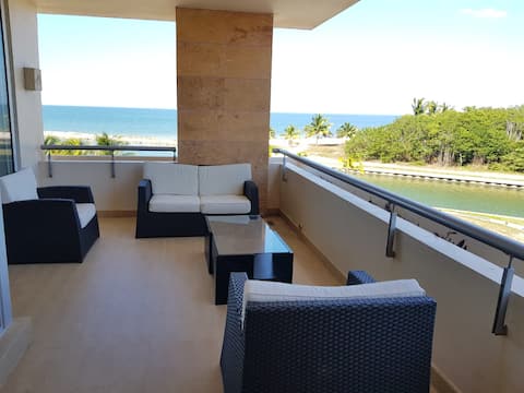 3 Room Apartment In front of beach AAKBAL CAMPECHE