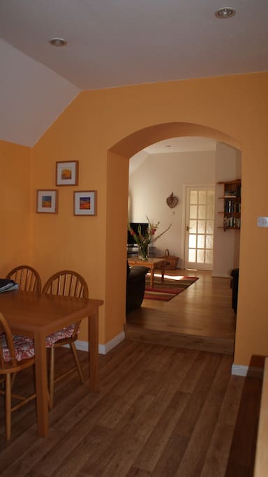 Kitchen through to Lounge