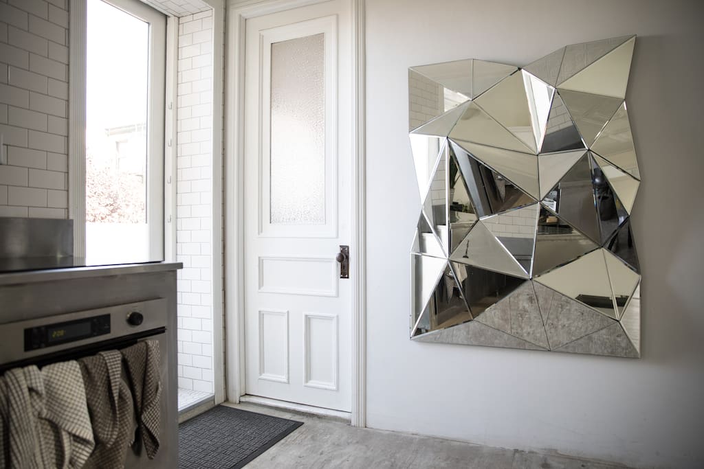 I have a lot of mirrors in the house, not really for looking at yourself, more for opening up hidden dimensions.