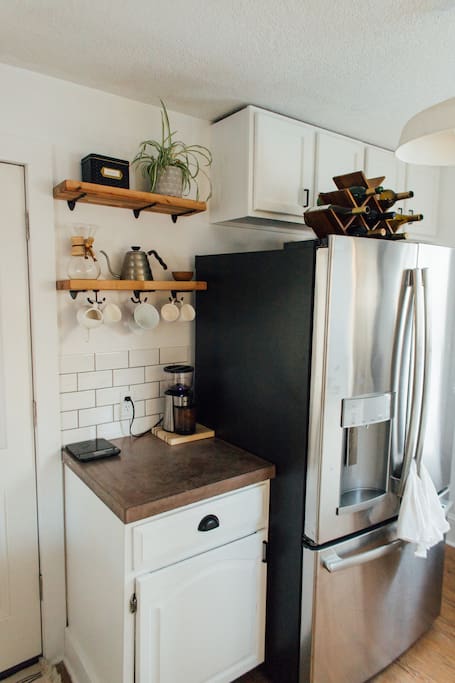 Kitchen feat. our beloved coffee bar