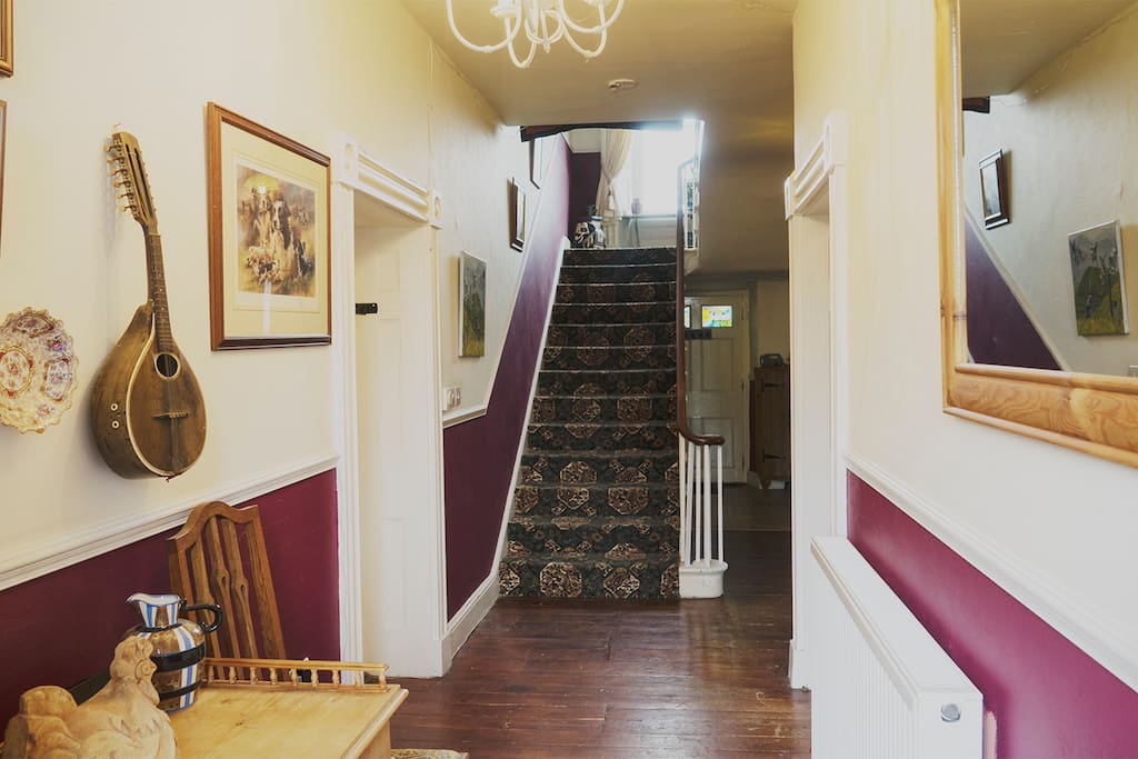 Entrance hall as seen from front door.