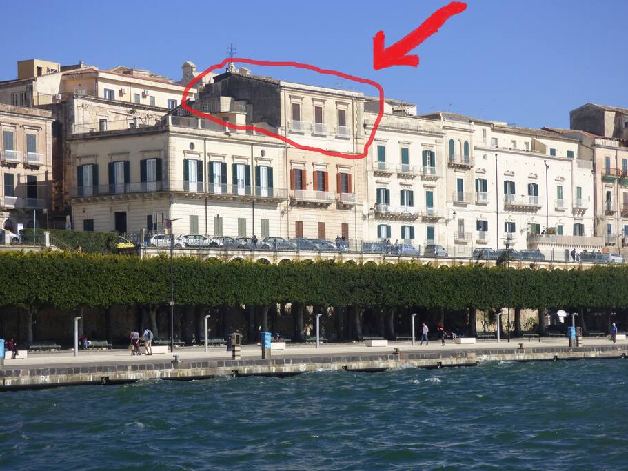 Panoramica della localizzazione esterna dell'appartamento