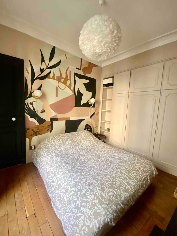 غرفة النوم الرئيسية : سرير مريح وجديد من سريري في سوفيتيل 