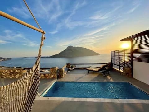 Valentine's Sunset - Luxury Villa @Kastelli