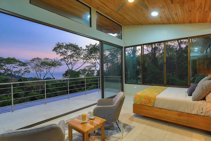 Gorgeous views from the bed, the indoor seating area or your private balcony -- listen to the ocean waves, star gaze and just relax.....