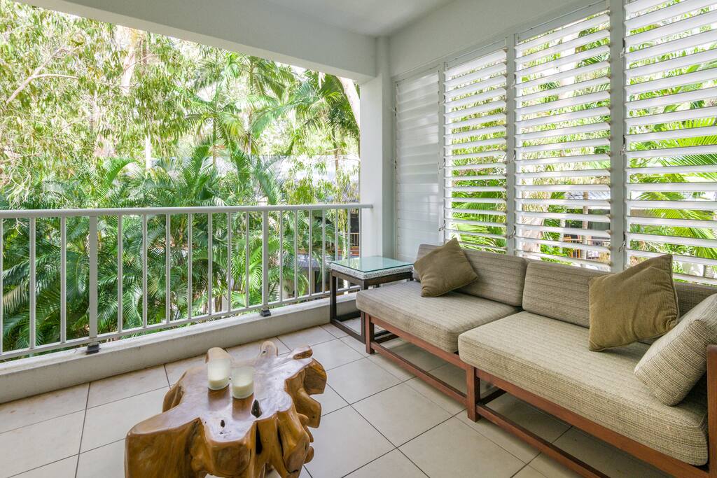 Peaceful garden outlook