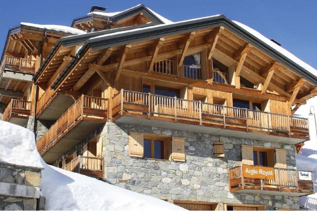 Vue extérieure du chalet