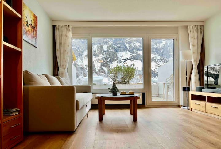 Big Studio With Fabulous Alps View + Free Parking - Leukerbad