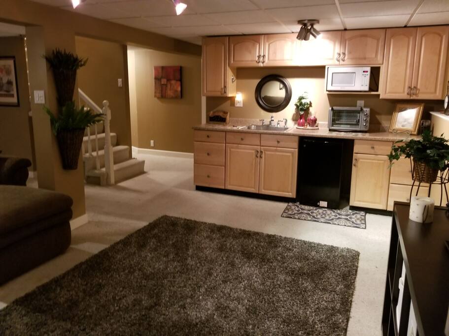 New convection oven/ refrigerator in mini bar