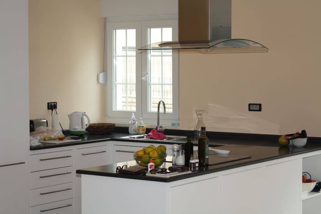 Kitchen with all modern amenities