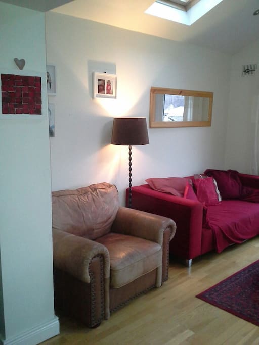 Family room leading to large garden.