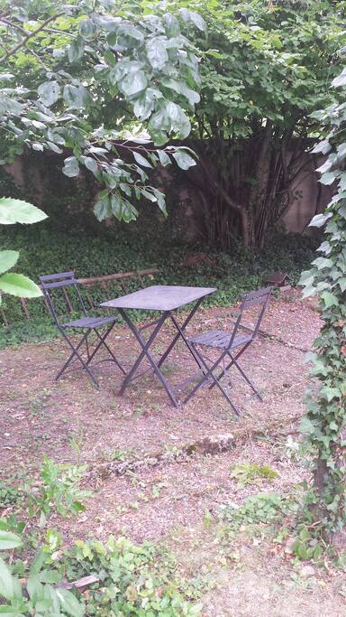 Un café au jardin